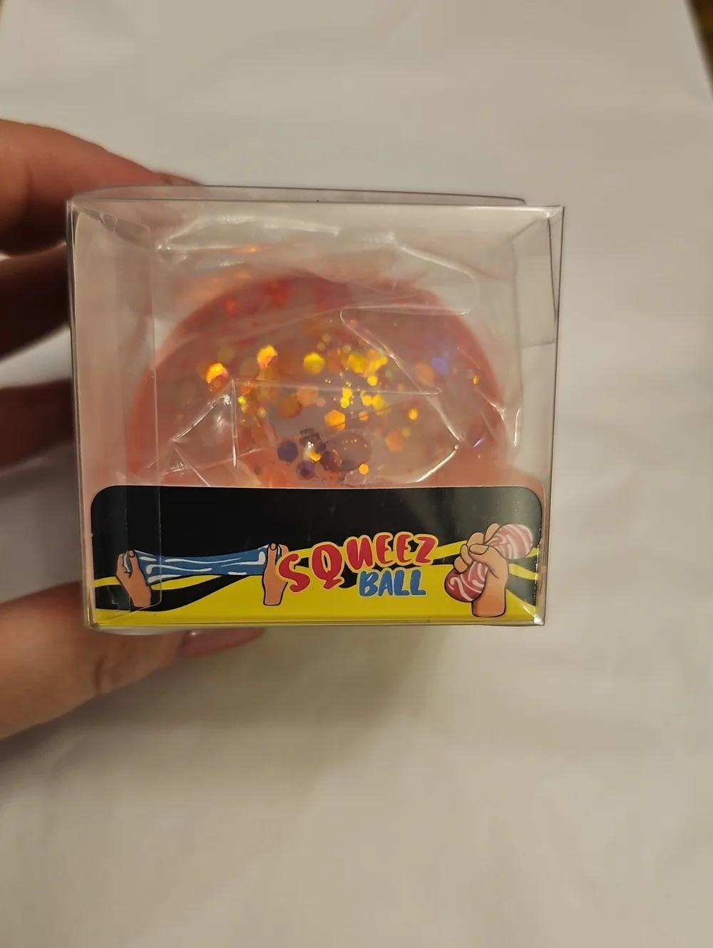 NEW! Squeez Ball Orange & Yellow